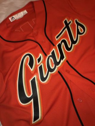 Authentic Majestic 40 M WS 2014 San Francisco Giants HUNTER PENCE vintage JERSEY 3