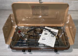 Vintage Primus Ultima Grill With Directions & Attachment Wow