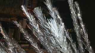 Vintage FAIRYLAND Aluminum Silver Christmas Tree 7 1/2 Foot w/ 121 Branches 5