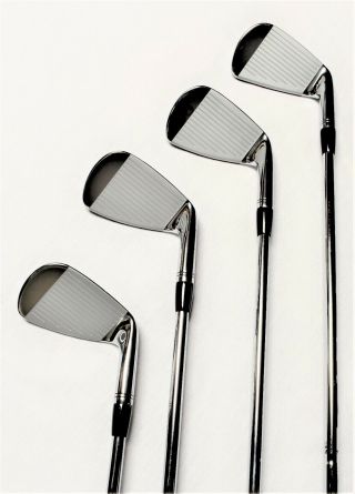 RARE MEN ' S FORGED LH SET OF TITLEIST 735.  CM CHROME IRONS 3 - PW LEFT HANDED 3
