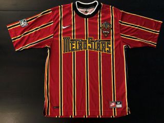 Vintage Mls Ny/nj Metrostars 1998 Nike Soccer Jersey | Unworn | Size Medium