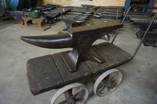 Rare Excell.  120 Lb.  Enders Farrier Blacksmith Anvil Forge Iron