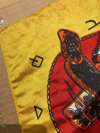 Rare ROY ROGERS 1950’s Red And Yellow Silk Scarf Happy Trails Trigger Western 5