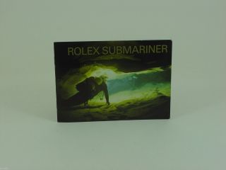 Rolex Vintage Submariner Instruction Booklet 1998