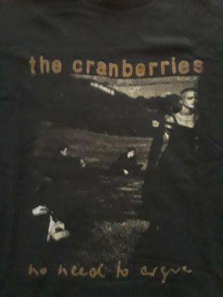 VTG 90 ' s The Cranberries tour shirt XL alternative grunge no need to argue 2