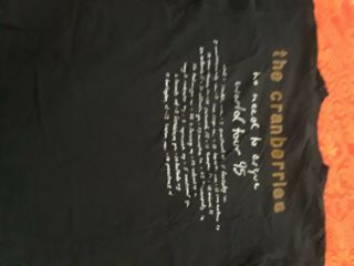 VTG 90 ' s The Cranberries tour shirt XL alternative grunge no need to argue 4