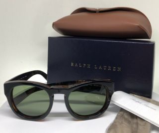 Ralph Lauren Purple Label Vintage Black Tortoise Keyhole Sunglasses $325 (51 - 21)