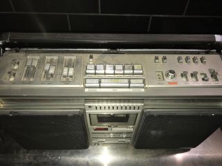 SHARP GF - 9696Z Stereo Retro Boombox Vintage Radio Cassette Recorder 4