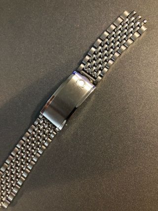 Omega Seamaster Vintage Stainless Steel Beads Of Rice Watch Band Parts Repair