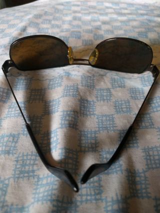 Vintage Giorgio Armani Sunglasses Style 662 1095 Shiny Brown Italy 3