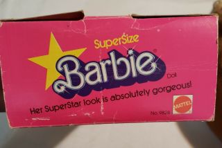 Supersize Barbie Doll 9828 Vintage 1976 By Mattel 4