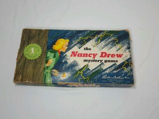 Vintage 1959 Nancy Drew Mystery Board Game
