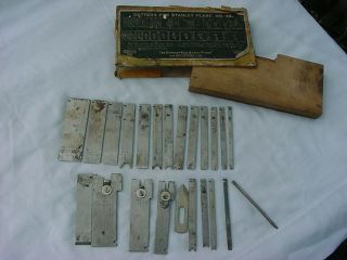 VTG BOX OF CUTTERS FOR STANLEY PLANE 45 8