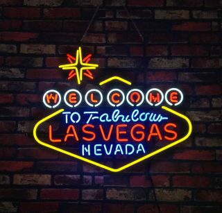 Lasvegas Beer Neon Sign Gift Open Handmad Store Light Room Game Vintage Artwork