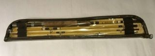 Tg345 Vtg Bamboo Fly Spin Combo Fishing Rod Eagle Claw Trailmaster M4tmu 7 - 1/2 "