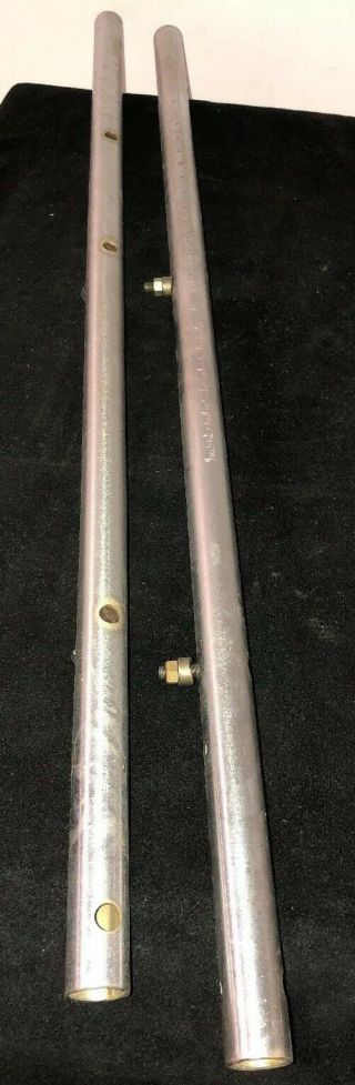 Vintage 10 " Delta Rockwell 34 - 466 Unisaw Front And Rear Guide Rails.  Our 4
