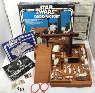 1979 Star Wars Vintage Droid Factory Playset W Box Almost Complete 3rd Leg R2 - D2