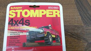 Vintage 1981 Schaper Stomper Black/Yellow 4x4 Dodge Ram Power Wagon 850 MOC 3