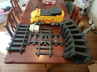 Vintage Mighty Casey Train Ride On Remco 1968 8 Curved 2 Straight Tracks Cross