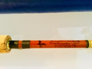 Vintage Wright McGill USA Trailmaster M4TMU Spin /Fly Rod 7 1/2’ Rod,  with Case 6