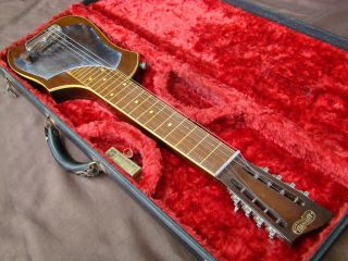 Audiovox 7 String Lapsteel Vintage Guitar 1930 ' s or 40 ' s 3