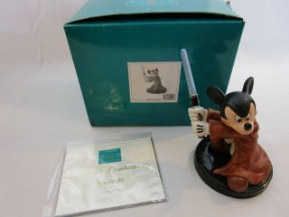 Disney Wdcc Very Rare Mickey Mouse As Jedi Knight Star Wars Perfect