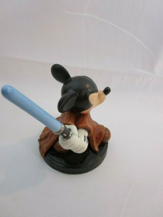 Disney WDCC VERY RARE Mickey Mouse as Jedi Knight Star Wars PERFECT 5
