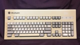 Vintage Silicon Graphics Silicongraphics 9500801 Keyboard Upt2