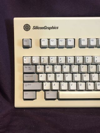 Vintage Silicon Graphics SiliconGraphics 9500801 Keyboard UPT2 2