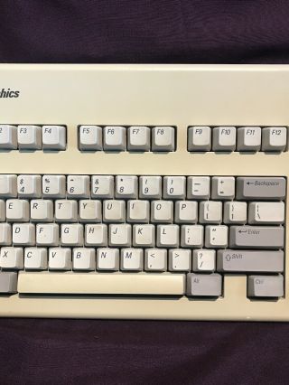 Vintage Silicon Graphics SiliconGraphics 9500801 Keyboard UPT2 3