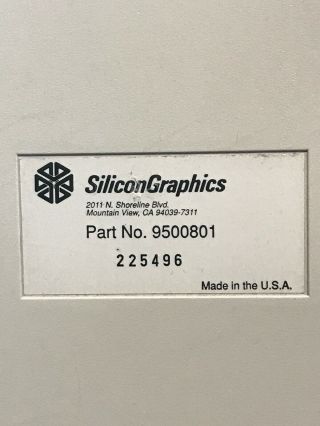 Vintage Silicon Graphics SiliconGraphics 9500801 Keyboard UPT2 6