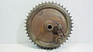 1947 Indian Chief Vintage Rear Brake Sprocket Hub (stuck Hub And Adjuster Screw