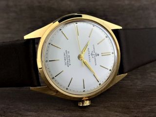 Ulysse Nardin VINTAGE 18k Gold Plated Automatic MEN ' S WATCH Ca.  60 ' s IMMACULATE 5