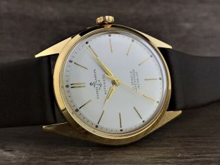 Ulysse Nardin VINTAGE 18k Gold Plated Automatic MEN ' S WATCH Ca.  60 ' s IMMACULATE 6