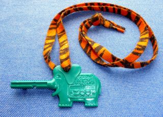 Vintage Philadelphia ✯ Philly Zoo Key ✯ Rare Teal/green Version ✯