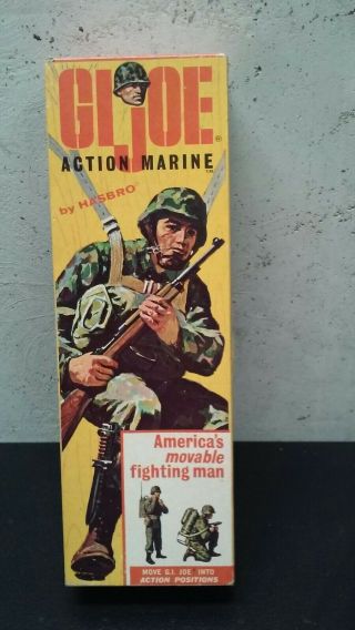 Vintage 1964 Gi Joe Action Marine Box