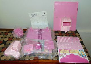 Rare 1987 Mattel Mail Order Playset Barbie Styling Salon Unassembled