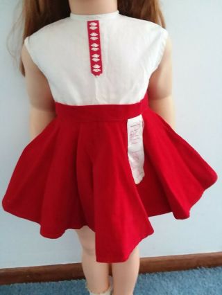 Patti Playpal Play Pal White Top Red Bottom Red Doll Only