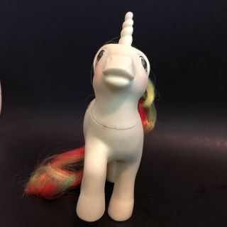 My Little Pony Vintage G1 Twinkle Eye 1987 Mimic Parrot With Ribbon & Brush 3