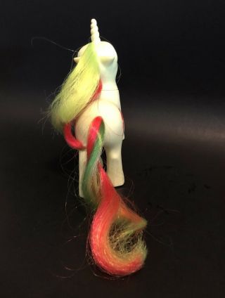 My Little Pony Vintage G1 Twinkle Eye 1987 Mimic Parrot With Ribbon & Brush 7