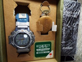 Vintage Casio Digital Watch Prt - 50 Pro Trek Floating Lcd Nos 2 Sensor Monterey