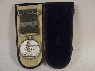 Antique Civil War Medal Dated Oct 3 1861 Pro Aris Et Focis In Presentation Case
