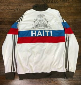 Men’s Adidas Originals Haiti Track Jacket Sz Xl Full Zip Vintage