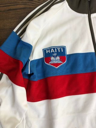 Men’s ADIDAS ORIGINALS Haiti Track Jacket sz XL Full Zip Vintage 4