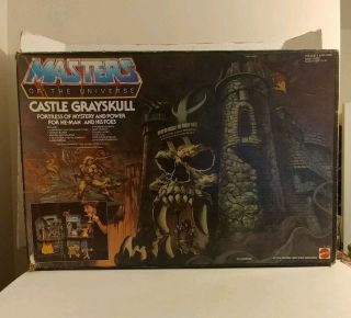 Vintage Masters Of The Universe Castle Grayskull 99.  9 Mib 12 Back Near Perfect