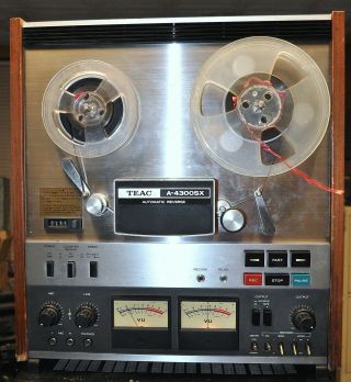 Teac A_4300sx Auto Reverse Reel To Reel Tape Deck Vintage