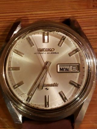 Vintage Sieko Gents Presmatic 5106 - 9600 Automatic 33 Jewel Watch -
