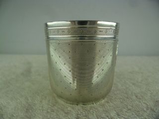 Quality French Solid Silver Coffee Cup,  Philippe Berthier 1841 - 51 3