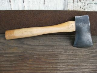 Rare embossed vintage moose head axe hatchet 2