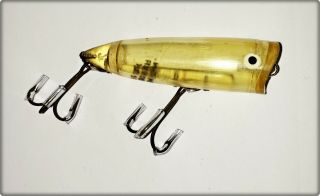 Rare Color Heddon 9540 Chugger Spook Clear